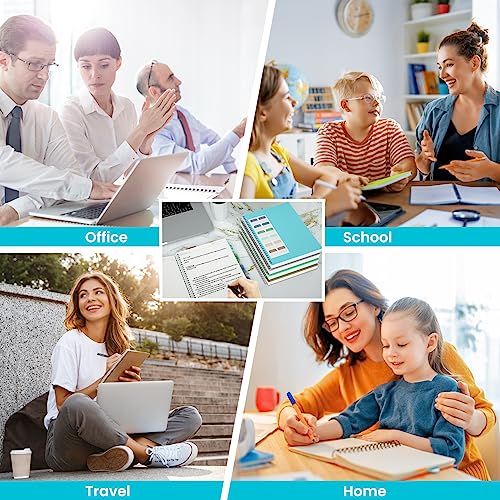 Soilhq Spiral Notebook,8.5" X 11" Dotted Journal Notebook,4Pack A4 Dot Grid Notebook,5 Mm Dotted Paper 80 Sheets/160 Pages For School, Office, Artist Writing Drawing #TOP7