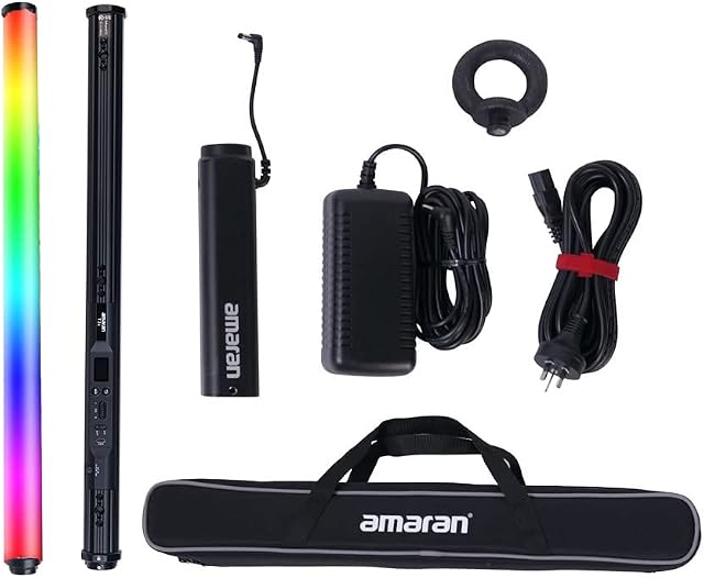 Aputure Amaran T2c RGBWW Photography Light Stick 20W Full-color 2500K-7500K 15 Built-in Lighting FX APP Control DMX