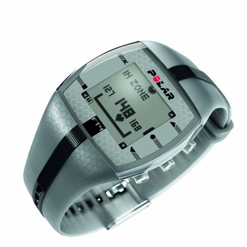Polar Ft4 Heart Rate Monitor Watch (Silver / Black) #TOP3