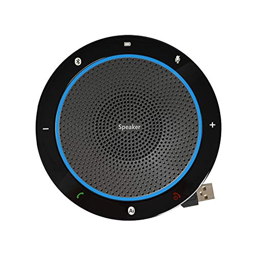 Altavoz Bluetooth Portatil Audio HD Altavoz Micrófono MEMS Incorporado con USB y Bluetooth 5.0 Asistente de Voz AI Música y Modo Conferencia