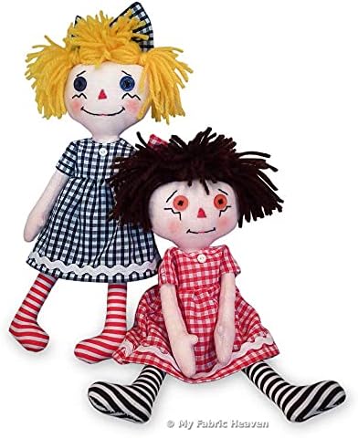 My Fabric Heaven Rag Doll & Clothes Sewing Pattern 25 cm Sarah Rag Doll Soft Stuffed Toy & Photo-Tutorial Booklet. Free Post