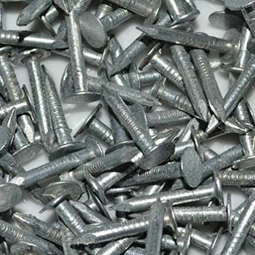 SISI UK® 50 x Clout/Felt/ROOF Nails GALVANISED SHED Large Head Sizes 13mm, 15mm & 20mm (13mm)