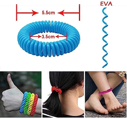 Mückit Mückenschutz Armband – Effektive Mückenabwehr Outdoor für Kinder & Erwachsene 18 Stück – Anti Mücken Draußen, Zeckenschutz & Wespenabwehr - Citronella