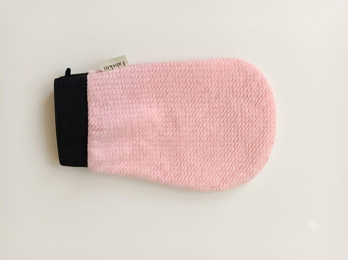 Exfoliating Glove for Deep Cleansing, Dead Skin Removal, and Smoother Skin – Made of Premium textured Viscose Rayon Fiber for a Spa-Like Experience, Suitable for All Skin Types (peach) | Deep Skin Exfoliation, Mitt Design,Hanging Loop,Body Scrub,Soft Textured Fabric-image-31