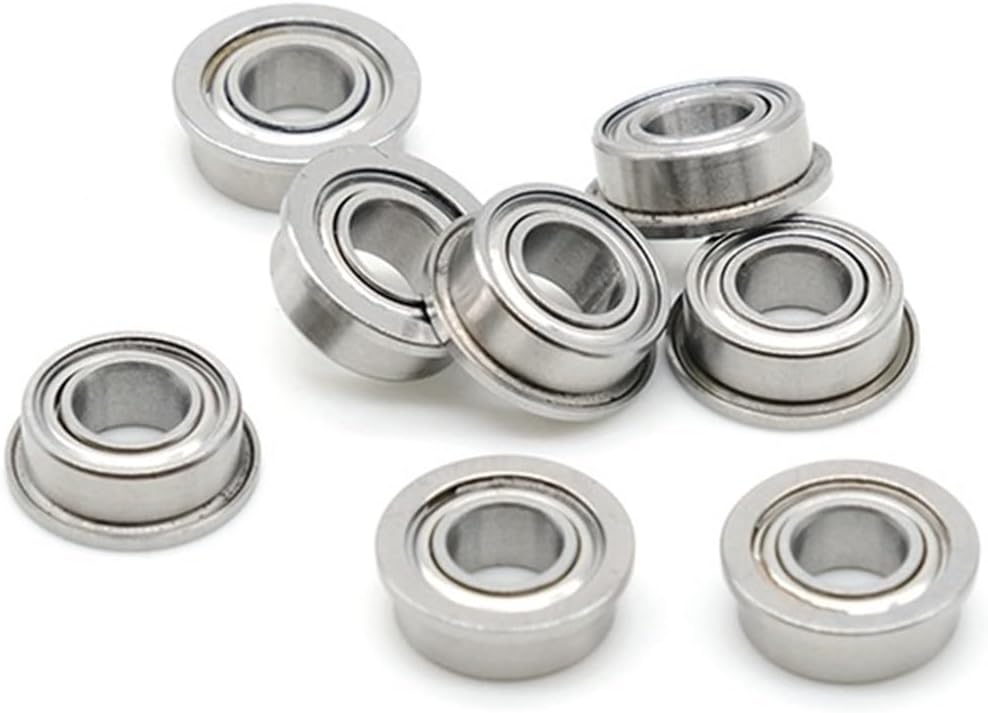 MF106ZZ Flange Bearing 6x10x3 mm ABEC-7 10PCS Miniature Flanged MF106 Z ZZ Ball Bearings