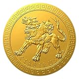 Power Coin Cerberus Mythical Creatures Moneda Oro 5$ Niue 2021