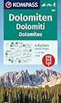 Hiking Map Set 672 Dolomites (4 maps) 1:35,000: In...: 