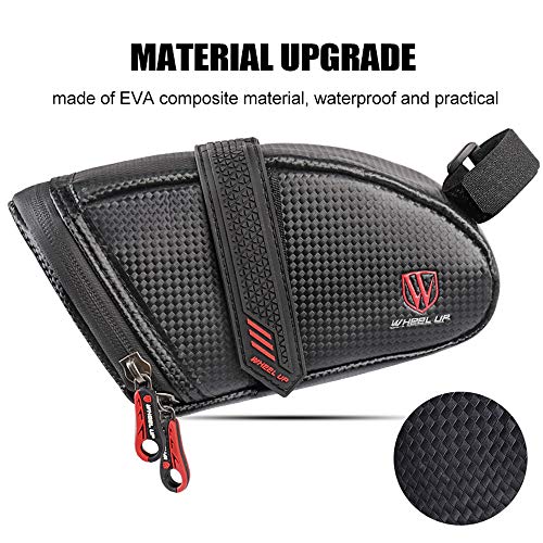Bolsa de selim, Romacci Bolsa de selim para bicicleta de armazenamento à prova d'água para biciclet