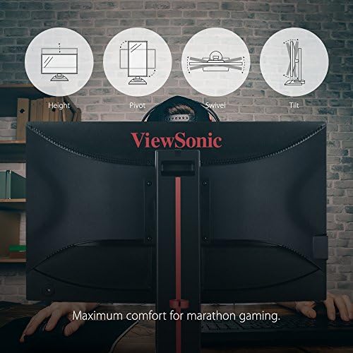 قیمت و خرید ViewSonic XG2702 27 اینچ 1080p 1ms 144 هرتز مانیتور بازی با  FreeSync مراقبت از چشم پیشرفته Ergonomics ColorX حالت پیشرفته HDMI و DP  برای Esports برند ViewSonic | مالتینا