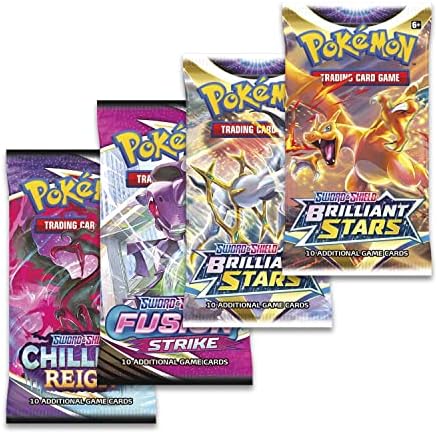 Pokémon TCG: Pikachu V Box (2 Foil Promo Cards, 1 Foil Oversize Card & 4 Booster Packs)