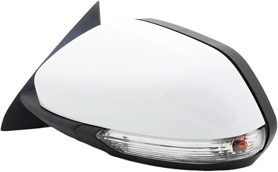 1pc Compatible For Roewe RX3 MG ZS Auto Motor Parts Rearview Mirror Left/Right White/Black/Blue/Red 6/8 Lines(Black Left 8 lines)