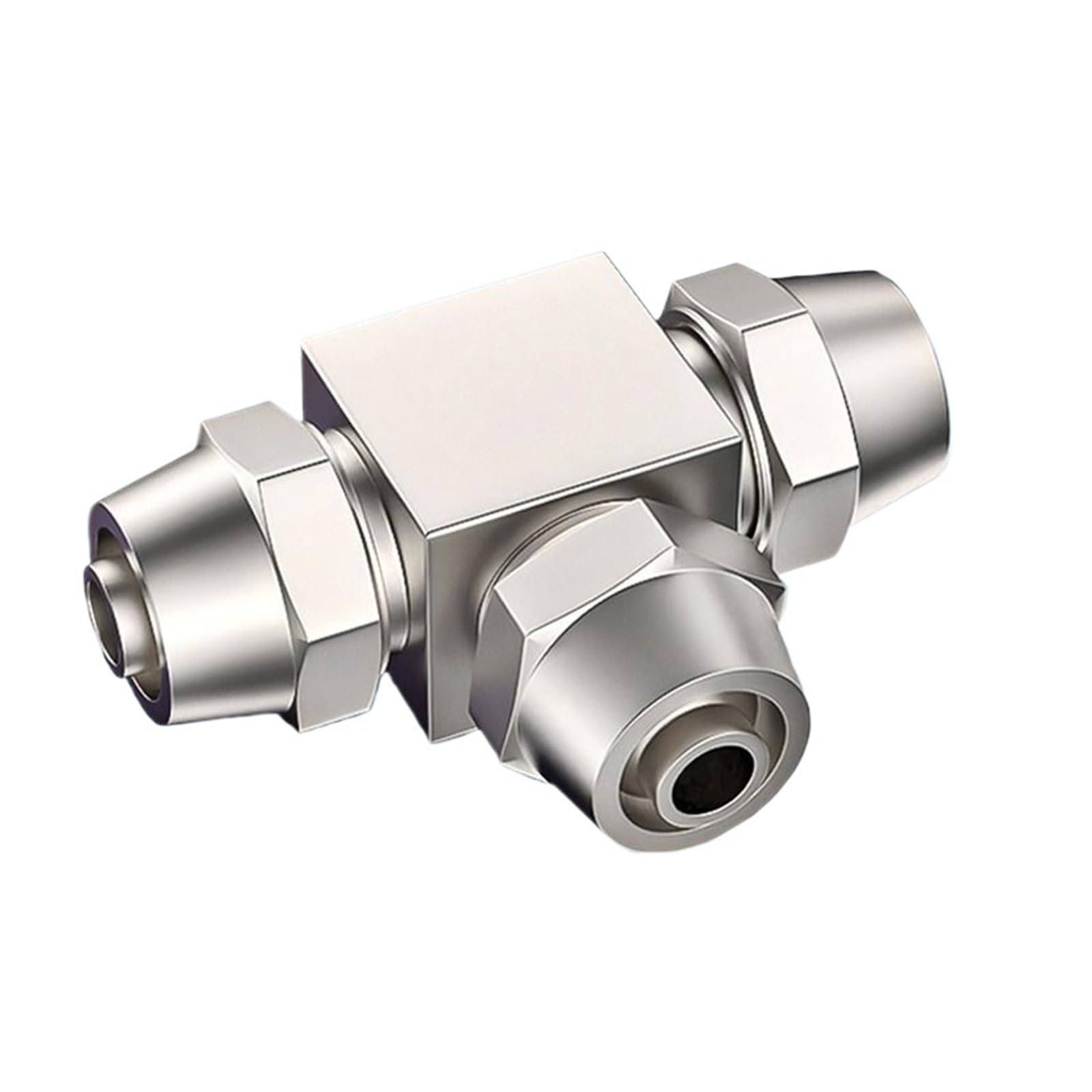 Conector en T de aleación de cobre para derivaciones seguras 12mm