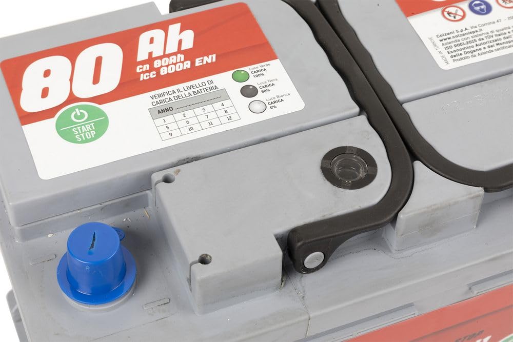 Start Batteria Stop& 80AH 12V 720A (EN1) sigillata, polo positivo destro Cassetta L3, EFB technology, misure 27,5x17,5x19 cm