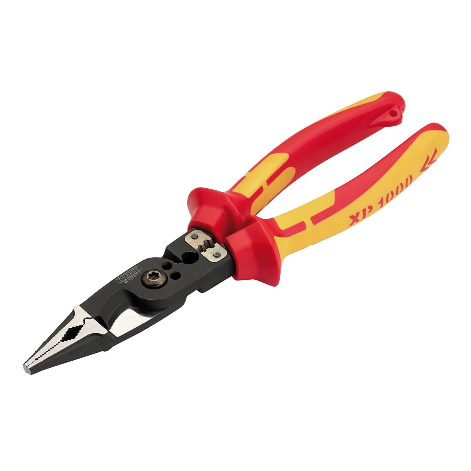 Draper 94605 XP1000 VDE Tethered 8-in-1 Electricians Pliers, 215mm
