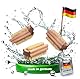 Matosch 3er-Set Nagelbürsten, Handwaschbürsten, Fingernagelbürsten, Fingerbürsten und Kinder-Handbürsten aus Holz mit Naturborsten für eine gründliche Reinigung.