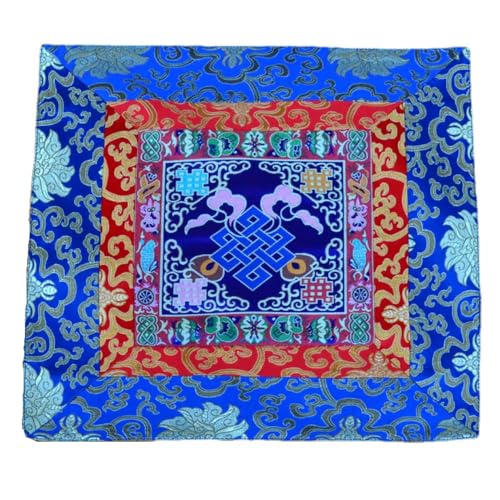 Tapis de statue de Bouddha bleu pour protéger les tables de temple - 2