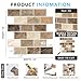 URCOLOR 10-Sheet Stick on Backsplash for Kitchen,12