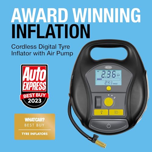 Image of RING TYREINFLATE GO 6 Cordless Tyre Inflator Air Compressor & Air Pump - Perfect for Leisure Activities