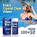 Pool Test Strips 7 in 1, 150 Strips Pool & Hot Tub Test Kit Strips, Pool Essentials Water Chemical Testing for Chlorine, Bromine, pH, Hardness, More, All in One Set | Lab Recommend | Quick Test Way