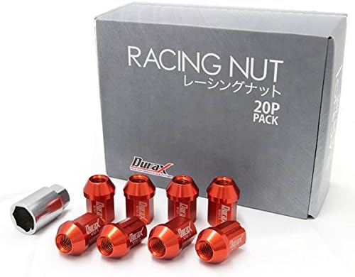Amazon 色選択 デュラックス Durax 軽量 アルミホイールナット レーシングナット M12 P1 5 袋ナット ショートタイプ ロック ナット付き 個セット オレンジ トヨタ 三菱 ホンダ マツダ いすゞ ダイハツ ナット 車 バイク