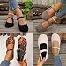 Imagen de POIOZXD Zapatos planos ortopédicos de gamuza Mary Jane para mujer