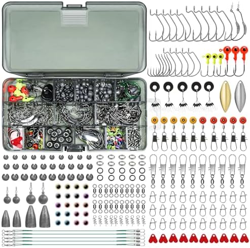 TRUSCEND Widely Used Fishing Lures & Tackle Kit Worth Ever Penny, Selected Fishing Kit for Starter Freshwater Saltwater, Economic/Giftable/Premium Fishing Gear Set Available, for Family