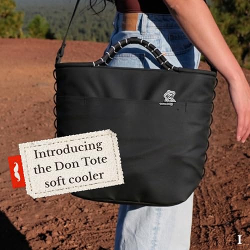 Image of Don Coolio Tote - Insulated Cooler Tote Bag, 24 Can Soft Cooler, 12L Capacity, Leakproof and Waterproof, Collapsible Portable Tote for Beach, Travel, Picnic and Grocery