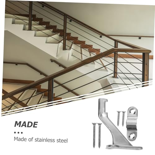 Support de rampe inoxydable pour réparer et stabiliser vos escaliers - 5