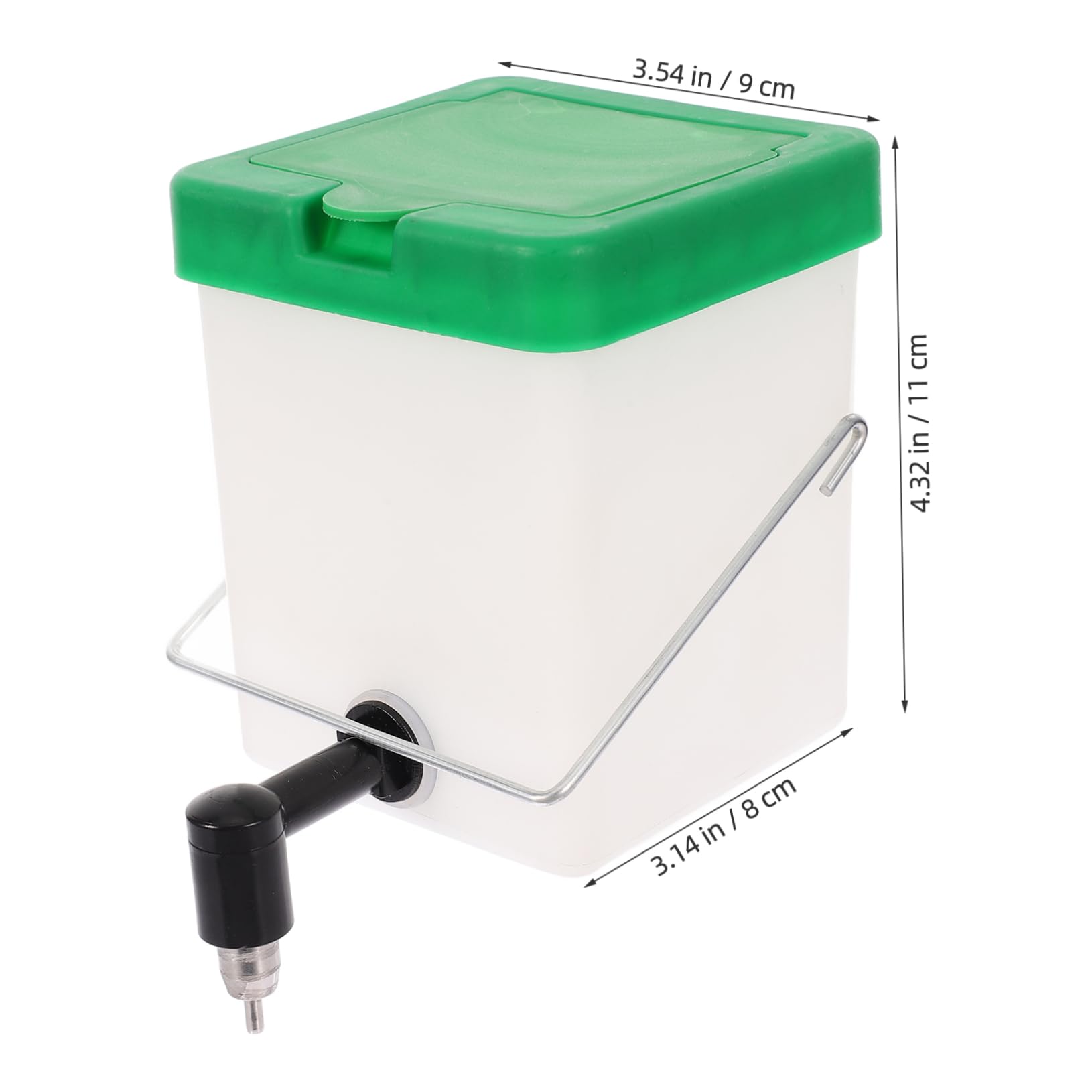 BESTonZON Rabbit Water Fountain Automatic Pet Water Feeder for Bunnies Hamsters Hanging Water Dispenser with Leak Design Easy Installation Durable Materials