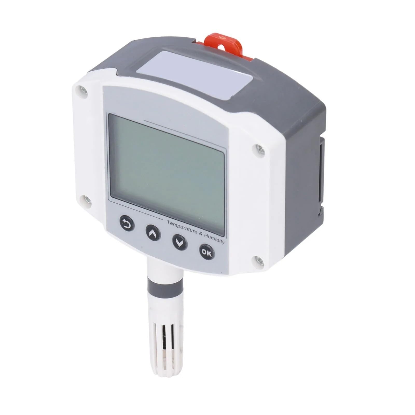 Transmisor de temperatura y humedad 485, Sensor de temperatura y humedad de alta precisión con pantalla LCD, Sensor de temperatura de 10~30V