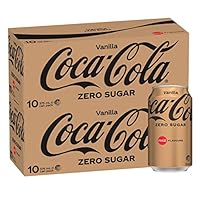 Coca-Cola Zero Sugar Vanilla Soft Drink Multipack Cans 20 x 375 mL