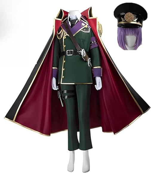 Amazon.co.jp: [nvNVNmm] 剣持刀也 軍服 コスプレ衣装+帽子 ウィッグ 