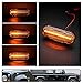 2Pcs Amber Defender LED Dynamic Sequential Blink Side Marker Light for La.nd Ro.ver Discovery 1998-2002 Freelander 1997-2001 Defender 1999-2015 Front Fender Indicator Turn Signal Lights Clear Lens
