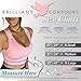 Post Surgical Comfort Compression Sports Bra: Black Dragonfly (Large)