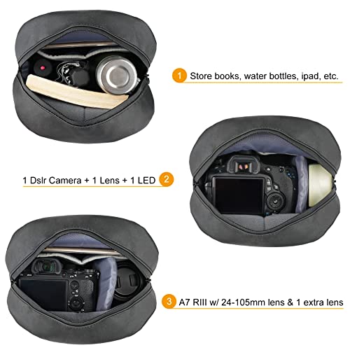 Besnfoto Camera Bag Small DSLR Sling Bag Backpack for Photographer ...