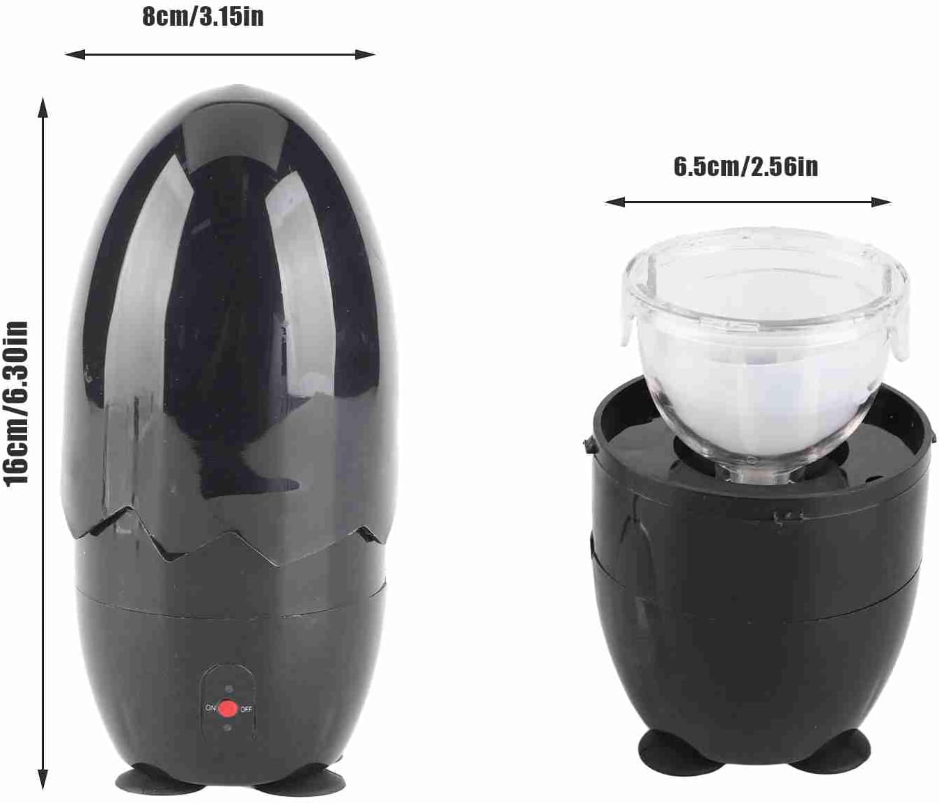 Electric Egg Spinner,Portable Maker Eggs Yolk White Mixer Egg Scrambler Electric Egg Shaker Kitchen Gadgets for Mixing Egg Whites and Yolks(US Plug)