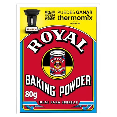 Royal Baking Powder, Polvos Para Hornear, Pack 5 x 16 g - 80 g