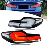 New Accessory Compatible with BMW 5-Series G30 F90 M5 2017-2020 Full LED Tail Lights with Sequential Turn Signal Dynamic Animation Rear Lamps Assembly