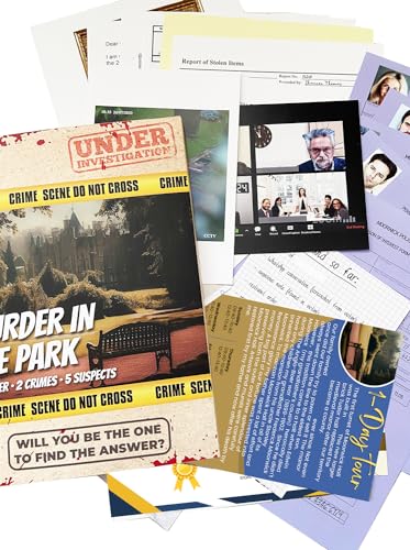 cardly DETECTIVE GAME UNSOLVED MYSTERY MURDER, COLD CASE FILES INVESTIGATION DETECTIVE CLUES/EVIDENCE, SOLVE THE CRIME - Image 2