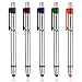 Stylus Pens for Touch Screens, Cambond 2-in-1 Ballpoint Pens and Stylus for iPad, iPhone, Samsung, Tablet, Galaxy Note 8, and Other Touch Screens Devices (Orange/Green/Blue/Red/Black) (5 Pack)