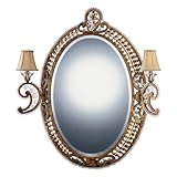 Quoizel La Crysta 44-Inch Large Mirror with Lights