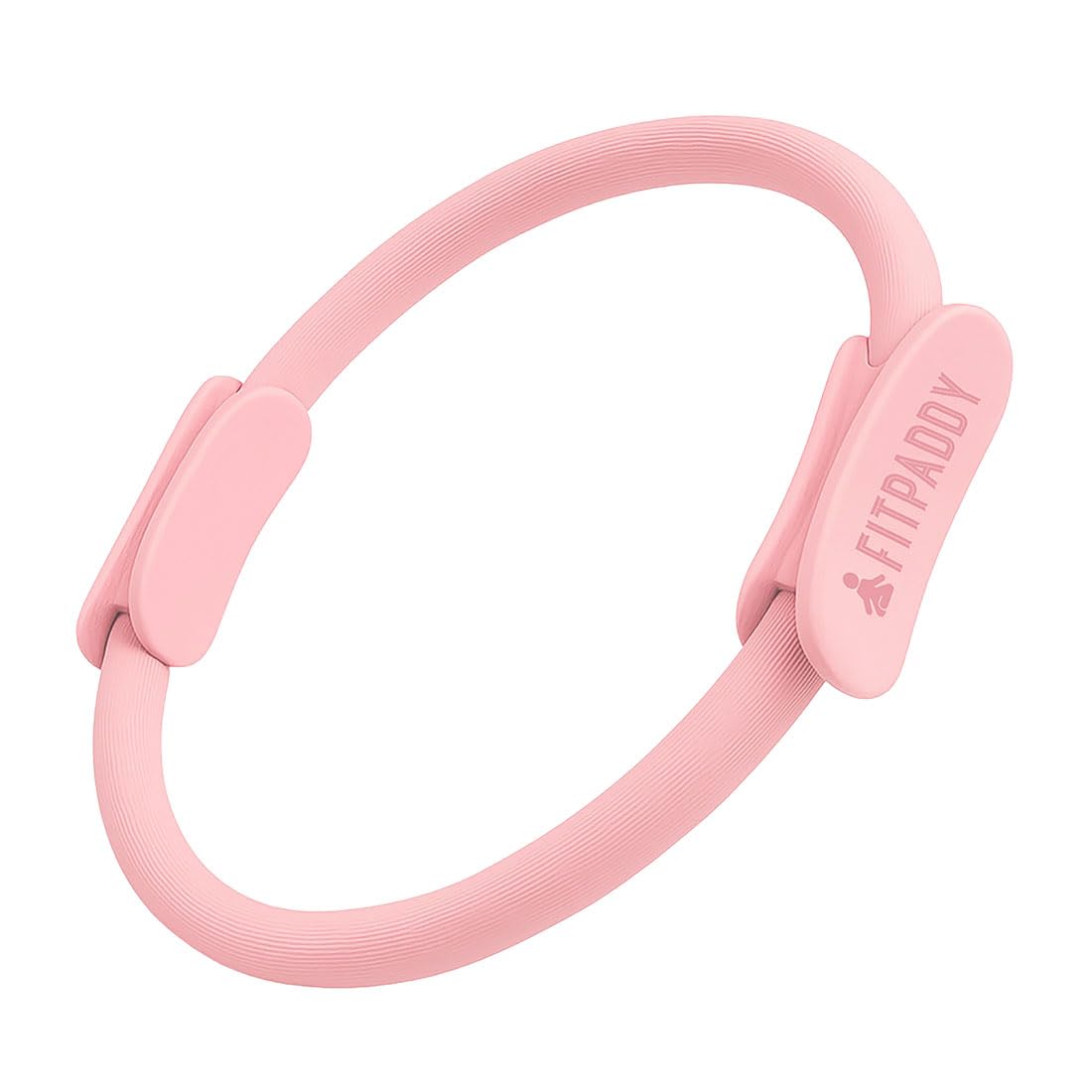 Anello Pilates 38 cm in Eva - Magic Circle Fitness per Tonificazione, Stretching e Recupero Muscolare - Attrezzo Pilates Leggero per Casa e Palestra - Rosa