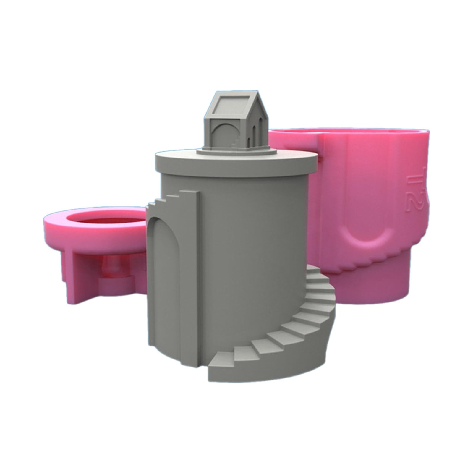Moules en silicone 3D durables pour loisirs créatifs et pots