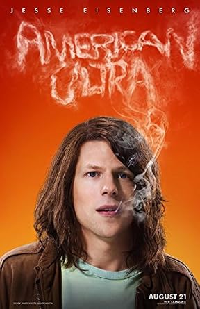 AMERICAN ULTRA - 13.5"x20" Original Promo Movie Poster SDCC 2015 Jesse Eisenberg