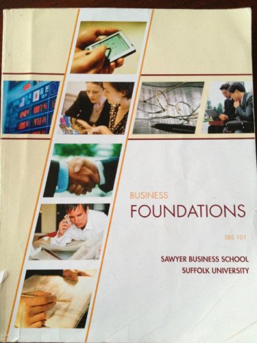 Business Foundations Sawyer Business School Suf... 1259225364 Book Cover