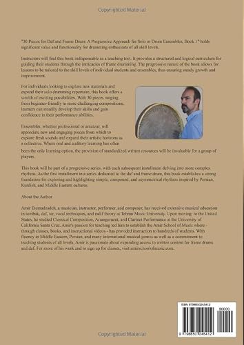 30 Pieces for Daf and Frame Drum, Book one: A Progressive Approach for Solo or Drum Ensembles