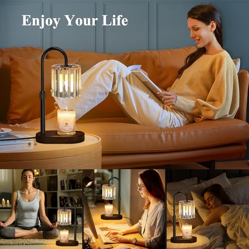 Lukasa Candle Warmer Lamp with Timer and Dimmer, Adjustable Height Candle Warmer for Candle, Birthday Gifts for Women Men, Mothers Day Gifts for Mom, Christmas Decor Home Room Decor, Christmas Gift - Image 7