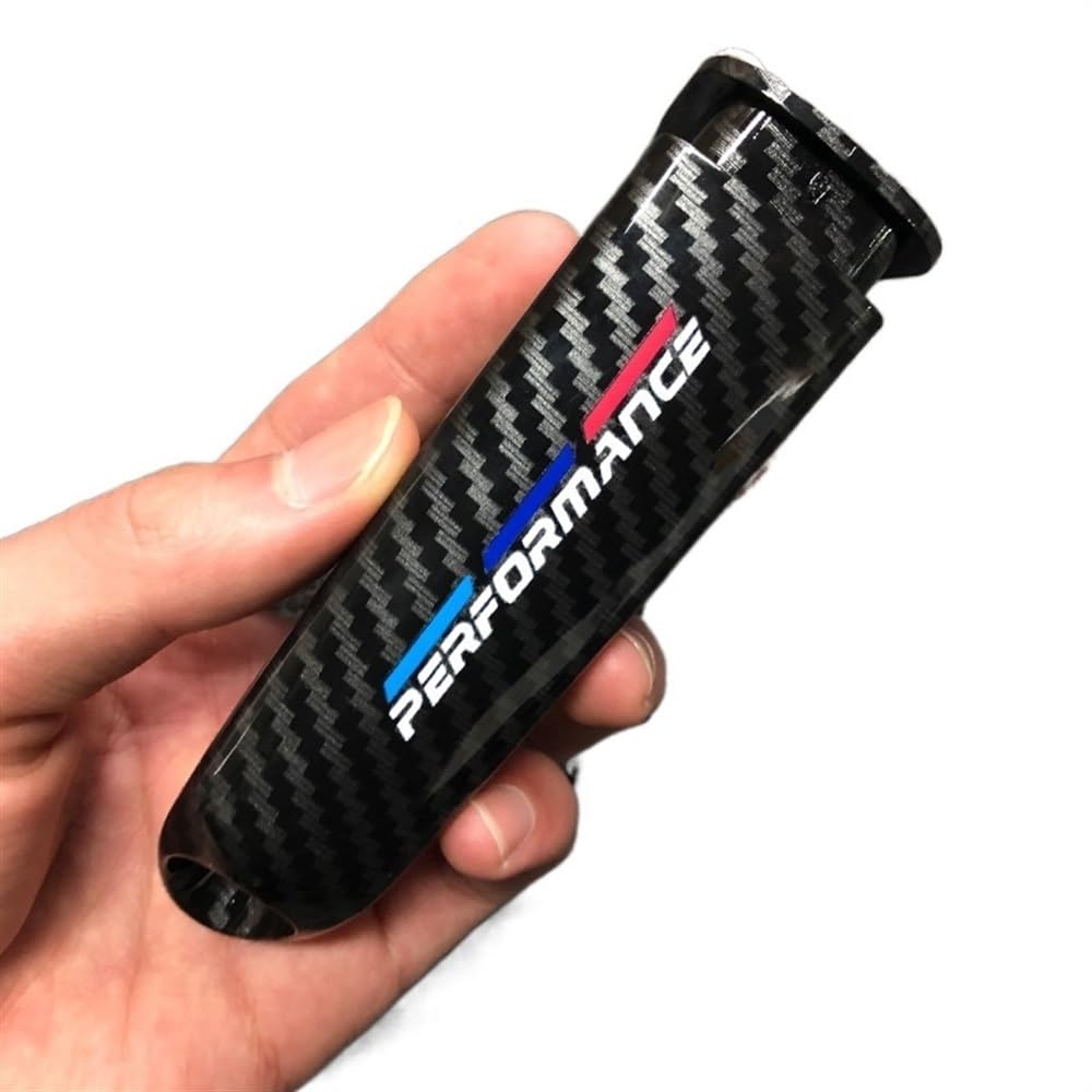 Handbremsengriffe Passend for BMW E46 E90 E91 E92 E93 E86 E87 F31 F32 F61 F20 Universal-Carbonfaser-Muster-Zubehör Handbremse Abdeckung(CF Pattern Sticker)