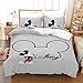XZHYMJ Disney Mickey & Minnie Mouse Juego de Ropa de Cama para niños - Funda nórdica Animados Juego de Ropa de Cama para niños Adultos con Estampado de Anime 3D C5_Los 220X240CM