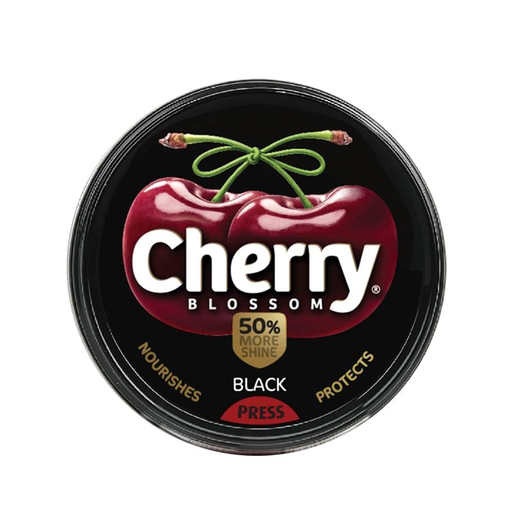 Cherry Blossom Wax Shoe Polish, Black - 40gm | Protects Against Dirt & Dust - Review, Price and Buying Guide